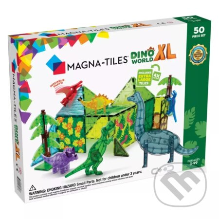 Společenská hra: Magnetická stavebnica Dino Svet XL 50 dielov (Magna-Tiles). Magna-Tiles, 2024 Společenská hra: Magnetická stavebnica Dino Svet XL 50 dielov (Magna-Tiles). Magna-Tiles, 2024