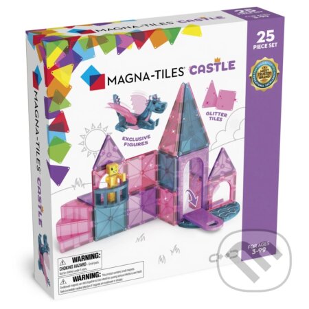 Společenská hra: Magnetická stavebnica Castle 25 dielov (Magna-Tiles). Magna-Tiles, 2024 Společenská hra: Magnetická stavebnica Castle 25 dielov (Magna-Tiles). Magna-Tiles, 2024