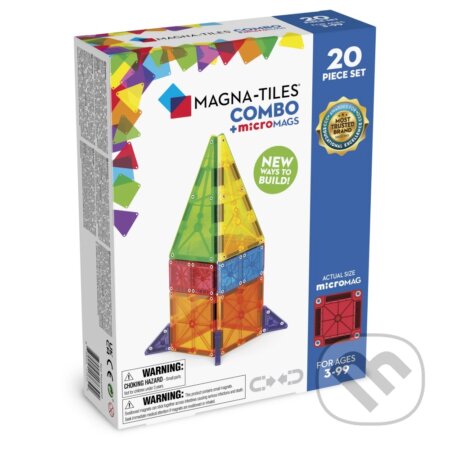 Společenská hra: Magnetická stavebnica Combo 20 dielov (Magna-Tiles). Magna-Tiles, 2024 Společenská hra: Magnetická stavebnica Combo 20 dielov (Magna-Tiles). Magna-Tiles, 2024