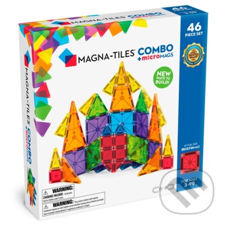 Společenská hra: Magnetická stavebnica Combo 46 dielov (Magna-Tiles). Magna-Tiles, 2024 Společenská hra: Magnetická stavebnica Combo 46 dielov (Magna-Tiles). Magna-Tiles, 2024