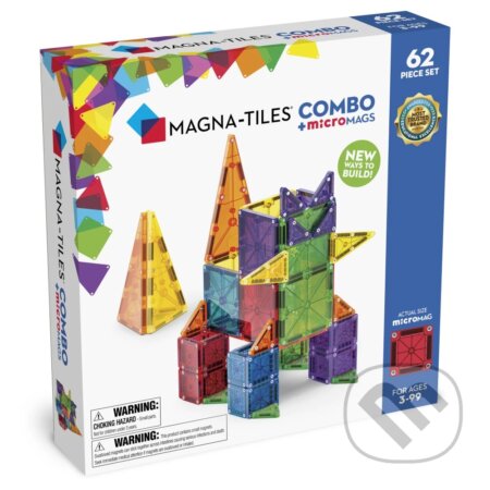 Spoločenská hra: Magnetická stavebnica Combo 62 dielov (Magna-Tiles). Magna-Tiles, 2024 Spoločenská hra: Magnetická stavebnica Combo 62 dielov (Magna-Tiles). Magna-Tiles, 2024
