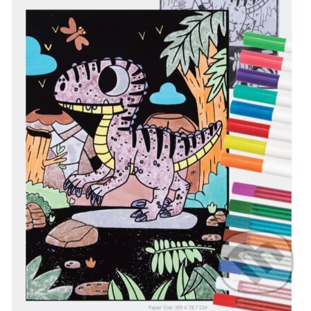 Společenská hra: Zamatové maľovanie Dinosaurus (Tookyland). Tookyland, 2024 Společenská hra: Zamatové maľovanie Dinosaurus (Tookyland). Tookyland, 2024