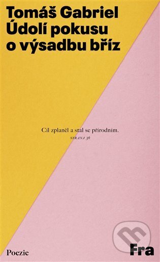 Kniha: Údolí pokusu o výsadbu bříz (Tomáš Gabriel). Fra, 2024 Kniha: Údolí pokusu o výsadbu bříz (Tomáš Gabriel). Fra, 2024