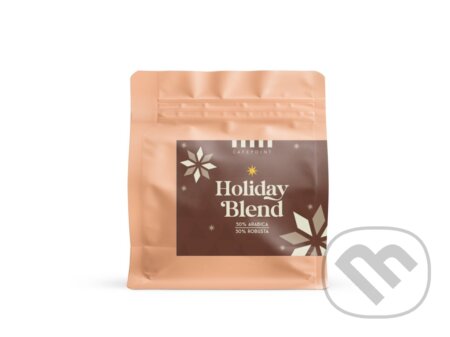 Kávy a čaje: Cafepoint Holiday Blend 50/50 (Cafepoint). Cafepoint, 2024 Kávy a čaje: Cafepoint Holiday Blend 50/50 (Cafepoint). Cafepoint, 2024