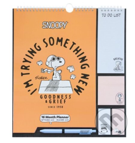 Oficiálny nástenný plánovací kalendár 2024/2025 Snoopy (). , 2024 Oficiálny nástenný plánovací kalendár 2024/2025 Snoopy (). , 2024