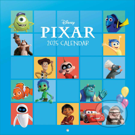 Oficiálny nástenný kalendár 2025 s plagátom Disney - Pixar (). , 2024 Oficiálny nástenný kalendár 2025 s plagátom Disney - Pixar (). , 2024