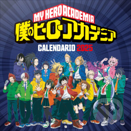 Oficiálny nástenný kalendár 2025 My Hero Academia (). , 2024 Oficiálny nástenný kalendár 2025 My Hero Academia (). , 2024