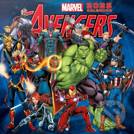 Oficiálny nástenný kalendár 2025 s plagátom Marvel: Avengers (Avengers). Avengers, 2024 Oficiálny nástenný kalendár 2025 s plagátom Marvel: Avengers (Avengers). Avengers, 2024