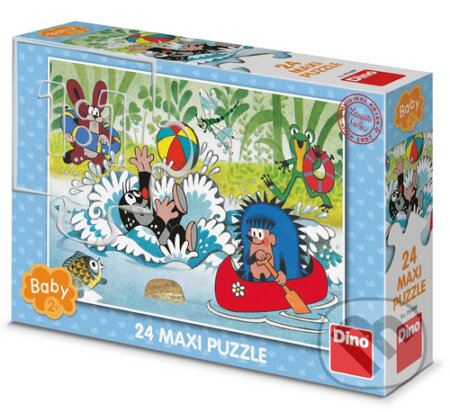 Puzzle: Puzzle 24 maxi Krtek ve vodě (Dino). Dino, 2024 Puzzle: Puzzle 24 maxi Krtek ve vodě (Dino). Dino, 2024