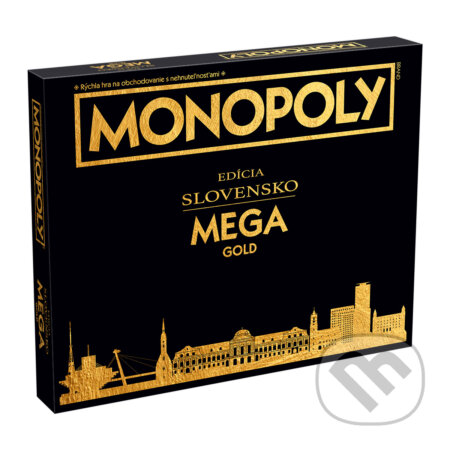 Spoločenská hra: Monopoly: Mega Gold Slovensko (Winning Moves). Winning Moves, 2024 Spoločenská hra: Monopoly: Mega Gold Slovensko (Winning Moves). Winning Moves, 2024