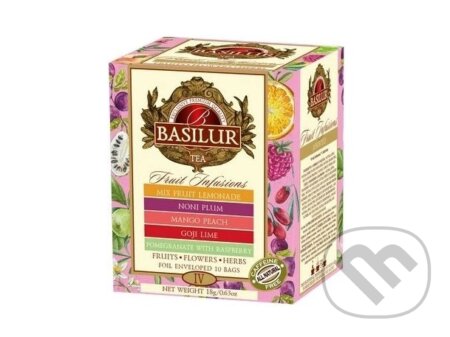 Kávy a čaje: BASILUR Fruit Infusions Assorted Vol.IV (Bio - Racio). Bio - Racio, 2024 Kávy a čaje: BASILUR Fruit Infusions Assorted Vol.IV (Bio - Racio). Bio - Racio, 2024