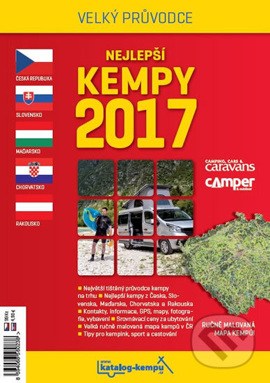 Kniha: Nejlepší kempy 2017 - Velký průvodce (Nakladatelství MISE). Nakladatelství MISE, 2017 Kniha: Nejlepší kempy 2017 - Velký průvodce (Nakladatelství MISE). Nakladatelství MISE, 2017