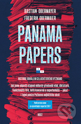 Kniha: Panama Papers (Bastian Obermayer a Frederik Obermaier). Host, 2017 Kniha: Panama Papers (Bastian Obermayer a Frederik Obermaier). Host, 2017