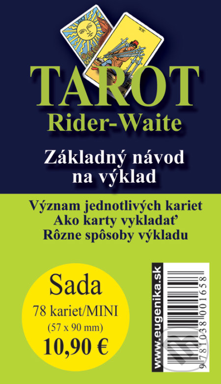 Kniha: Tarot Rider-Waite (Arthur Edward Waite). Eugenika, 2017 Kniha: Tarot Rider-Waite (Arthur Edward Waite). Eugenika, 2017