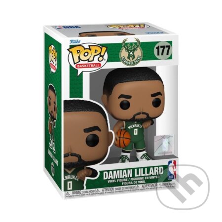 Funko POP NBA: Bucks - Damian Lillard (Funko). Funko, 2024 Funko POP NBA: Bucks - Damian Lillard (Funko). Funko, 2024