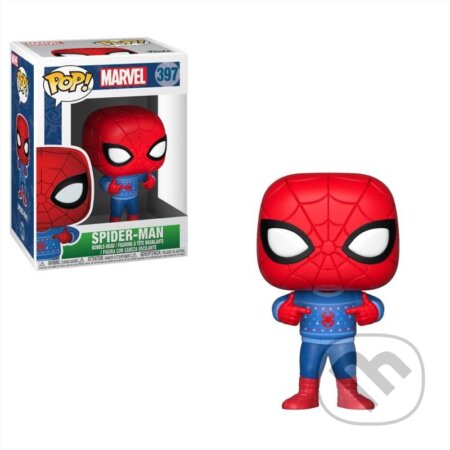 Funko POP Marvel: Spider-Man with Ugly Sweater (Holiday) (Funko). Funko, 2024 Funko POP Marvel: Spider-Man with Ugly Sweater (Holiday) (Funko). Funko, 2024