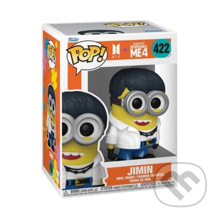 Funko POP Rocks: Despicable Me 4 X BTS - Jimin (Funko). Funko, 2024 Funko POP Rocks: Despicable Me 4 X BTS - Jimin (Funko). Funko, 2024