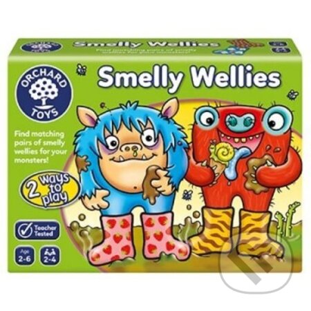 Společenská hra: Smradlavé holínky (Orchard Toys). Orchard Toys, 2024 Společenská hra: Smradlavé holínky (Orchard Toys). Orchard Toys, 2024