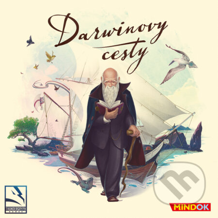 Spoločenská hra: Darwinovy cesty (Simone Luciani a Nestore Mangone). Mindok, 2024 Spoločenská hra: Darwinovy cesty (Simone Luciani a Nestore Mangone). Mindok, 2024