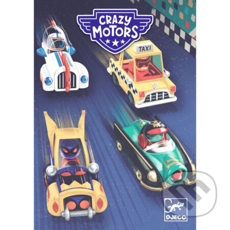 Crazy Motors: Zošit s aktivitami (Djeco). Djeco, 2024 Crazy Motors: Zošit s aktivitami (Djeco). Djeco, 2024