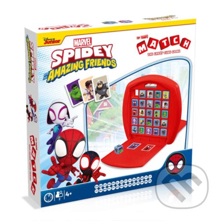 Společenská hra: Match Spidey (Winning Moves). Winning Moves, 2024 Společenská hra: Match Spidey (Winning Moves). Winning Moves, 2024