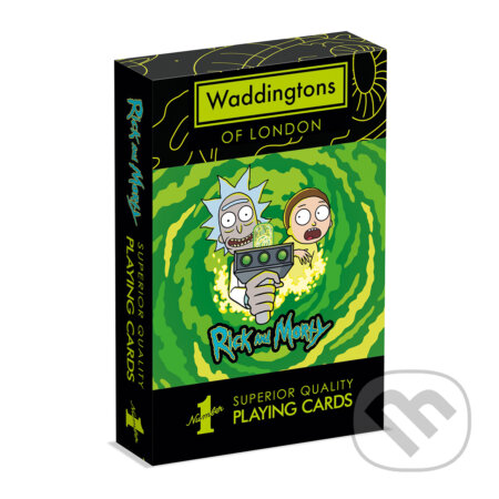 Spoločenská hra: Waddingtons NO. 1 Rick & Morty (Winning Moves). Winning Moves, 2024 Spoločenská hra: Waddingtons NO. 1 Rick & Morty (Winning Moves). Winning Moves, 2024