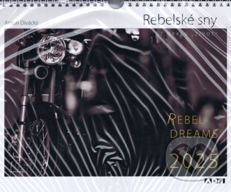 K-Rebelské sny 2025 - nástenný kalendár (Anton Divácký). AD71, 2024 K-Rebelské sny 2025 - nástenný kalendár (Anton Divácký). AD71, 2024