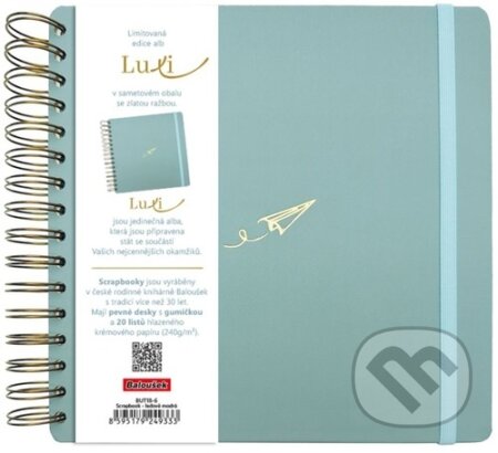 Scrapbook Luxi lamino ledově modrá (Baloušek). Baloušek, 2024 Scrapbook Luxi lamino ledově modrá (Baloušek). Baloušek, 2024