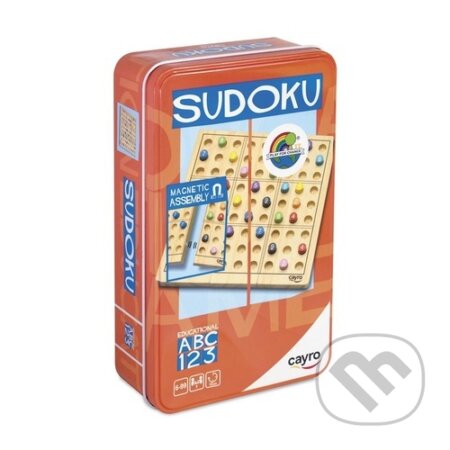 Společenská hra: Sudoku Metal Box (Pygmalino). Pygmalino, 2024 Společenská hra: Sudoku Metal Box (Pygmalino). Pygmalino, 2024