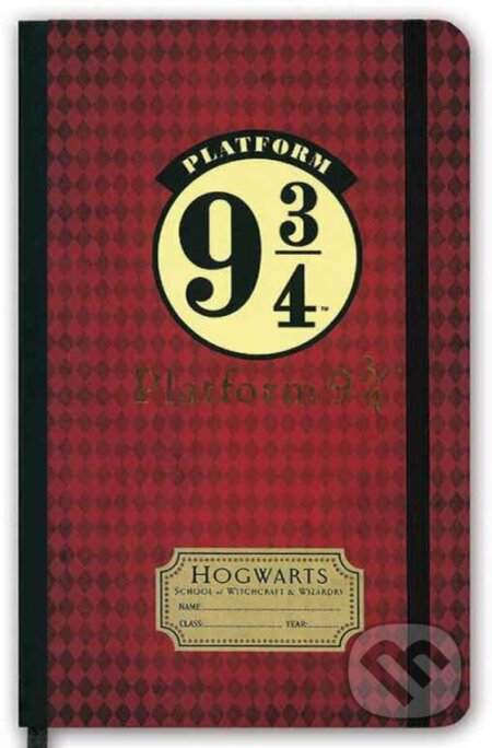 Poznámkový A5 blok Harry Potter: Nástupište 9 3/4 (Harry Potter). Harry Potter, 2023 Poznámkový A5 blok Harry Potter: Nástupište 9 3/4 (Harry Potter). Harry Potter, 2023