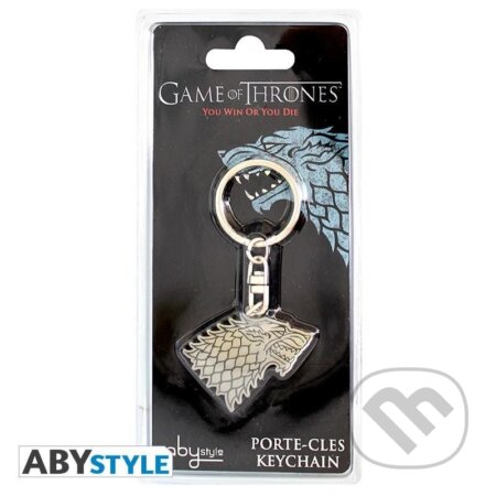 Game of Thrones Kovová kľúčenka - Stark (ABYstyle). ABYstyle, 2024 Game of Thrones Kovová kľúčenka - Stark (ABYstyle). ABYstyle, 2024