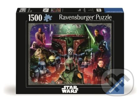 Puzzle: Star Wars Boba Fett: Lovec odměn (Ravensburger). Ravensburger, 2024 Puzzle: Star Wars Boba Fett: Lovec odměn (Ravensburger). Ravensburger, 2024