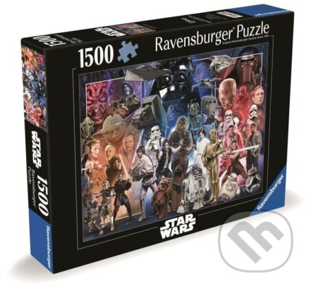 Puzzle: Vesmír Star Wars (Ravensburger). Ravensburger, 2024 Puzzle: Vesmír Star Wars (Ravensburger). Ravensburger, 2024