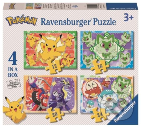 Puzzle: Pokémoni 4 (Ravensburger). Ravensburger, 2024 Puzzle: Pokémoni 4 (Ravensburger). Ravensburger, 2024