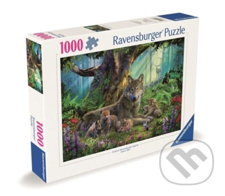 Puzzle: Vlci v lese (Ravensburger). Ravensburger, 2024 Puzzle: Vlci v lese (Ravensburger). Ravensburger, 2024
