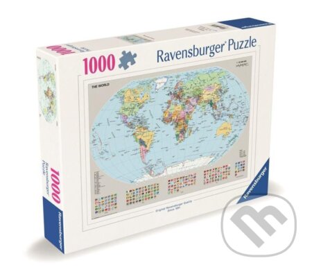 Puzzle: Politická mapa světa (Ravensburger). Ravensburger, 2024 Puzzle: Politická mapa světa (Ravensburger). Ravensburger, 2024