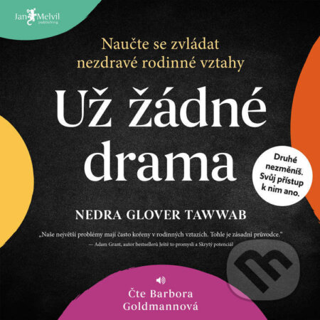 Audiokniha: Už žádné drama (Nedra Glover Tawwab). Jan Melvil publishing, 2024 Audiokniha: Už žádné drama (Nedra Glover Tawwab). Jan Melvil publishing, 2024