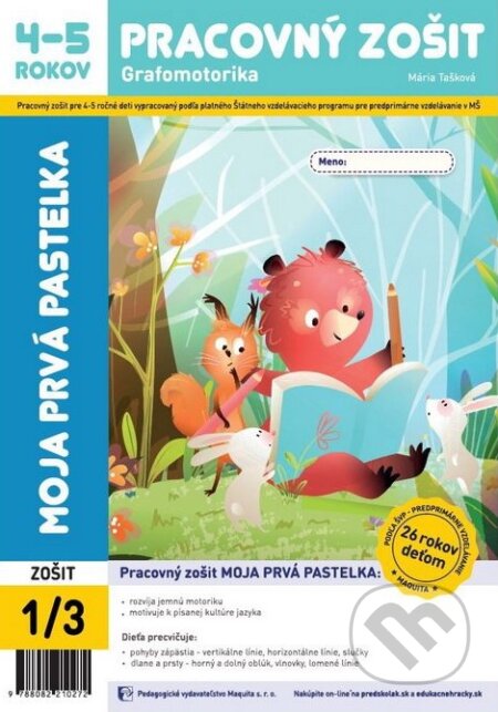 Kniha: Moja prvá pastelka (Mária Tašková). Maquita, 2024 Kniha: Moja prvá pastelka (Mária Tašková). Maquita, 2024
