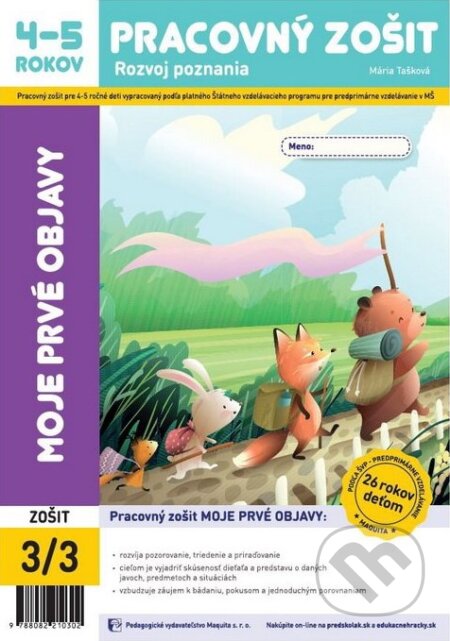 Kniha: Moje prvé objavy (Mária Tašková). Maquita, 2024 Kniha: Moje prvé objavy (Mária Tašková). Maquita, 2024