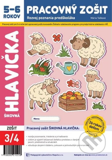 Kniha: Šikovná hlavička (Mária Tašková). Maquita, 2024 Kniha: Šikovná hlavička (Mária Tašková). Maquita, 2024