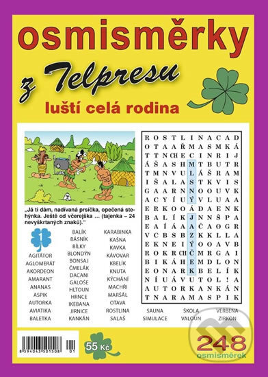 Kniha: Osmisměrky z Telpresu luští celá rodina 1/2017 (Pavel Mazáč). Telpres, 2017 Kniha: Osmisměrky z Telpresu luští celá rodina 1/2017 (Pavel Mazáč). Telpres, 2017