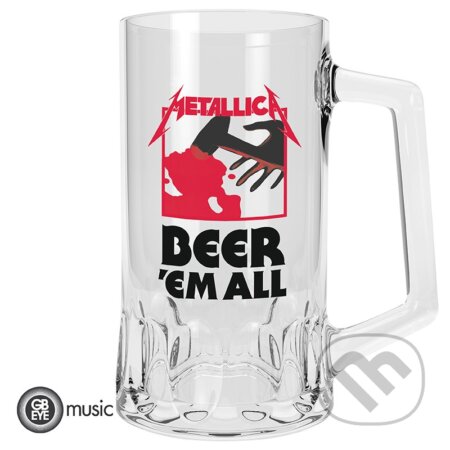 Metallica Pollitrák sklenený - Beer´Em All (ABYstyle). ABYstyle, 2024 Metallica Pollitrák sklenený - Beer´Em All (ABYstyle). ABYstyle, 2024