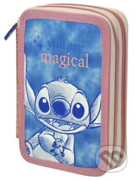 Školské dvojdielne puzdro Disney - Lilo & Stitch: S kúzelný (). , 2024 Školské dvojdielne puzdro Disney - Lilo & Stitch: S kúzelný (). , 2024