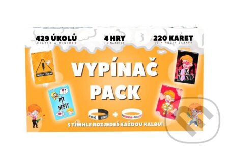 Spoločenská hra: Vypínač PACK (David Batelka). Hry na zdraví, 2024 Spoločenská hra: Vypínač PACK (David Batelka). Hry na zdraví, 2024