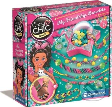 Spoločenská hra: Crazy Chic Náramky přátelství (Clementoni). Clementoni, 2024 Spoločenská hra: Crazy Chic Náramky přátelství (Clementoni). Clementoni, 2024