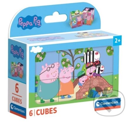 Spoločenská hra: Obrázkové kostky Prasátko Peppa 6 kostek (Clementoni). Clementoni, 2024 Spoločenská hra: Obrázkové kostky Prasátko Peppa 6 kostek (Clementoni). Clementoni, 2024