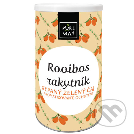 Kávy a čaje: Sypaný čaj Rooibos rakytník (v darčekovej tube 100g) (Pure Way). Pure Way Kávy a čaje: Sypaný čaj Rooibos rakytník (v darčekovej tube 100g) (Pure Way). Pure Way