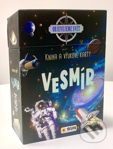 Kniha: Kniha a výukové karty Vesmír - Objevujeme svět (SUN). SUN, 2024 Kniha: Kniha a výukové karty Vesmír - Objevujeme svět (SUN). SUN, 2024