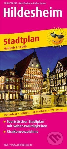 Hildesheim 1:14 000 / plán města (freytag&berndt). freytag&berndt, 2017 Hildesheim 1:14 000 / plán města (freytag&berndt). freytag&berndt, 2017