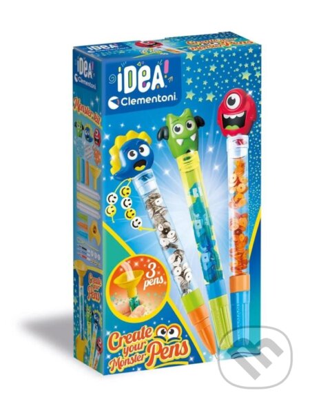 Spoločenská hra: Idea Vytvoř si originální pero Monster (Clementoni). Clementoni Spoločenská hra: Idea Vytvoř si originální pero Monster (Clementoni). Clementoni
